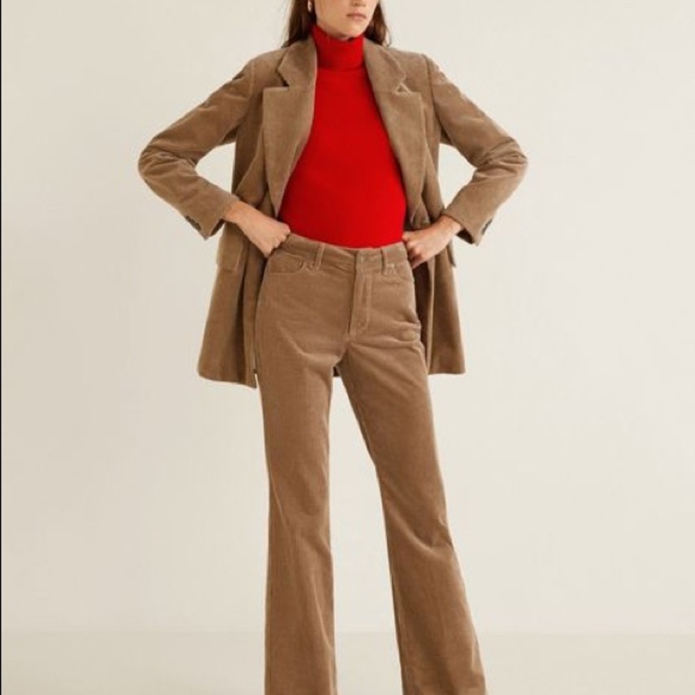 Mango Corduroy 2 piece powersuit